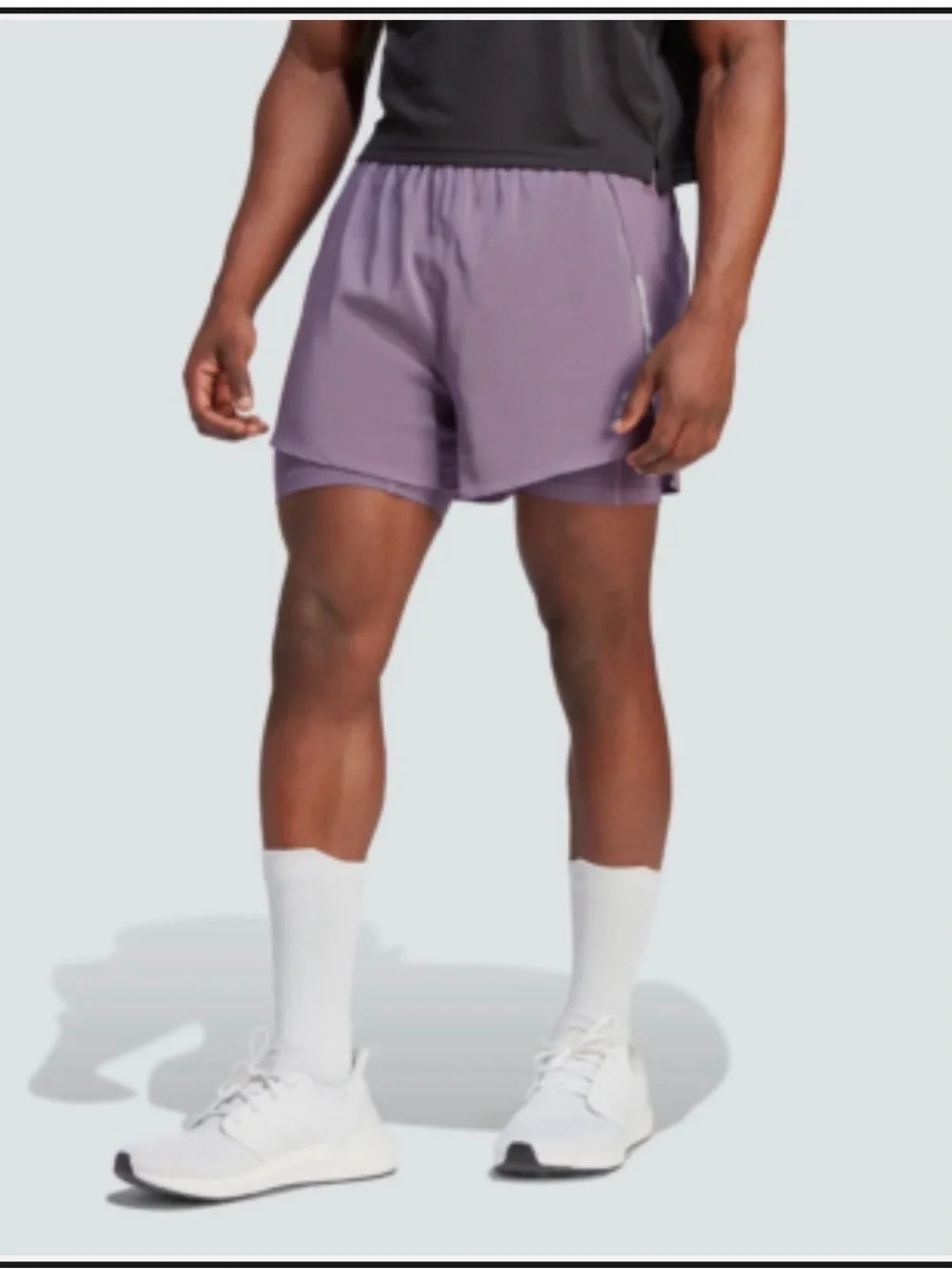adidas Men's Purple Athletic Running Shorts selling as bundle unisex